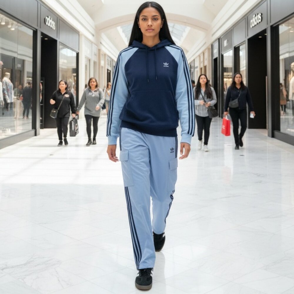 Adidas Unisex 2 Piece Track Suit Night Indigo J-IY4863 & P-KA5063 M-M/W-L‎